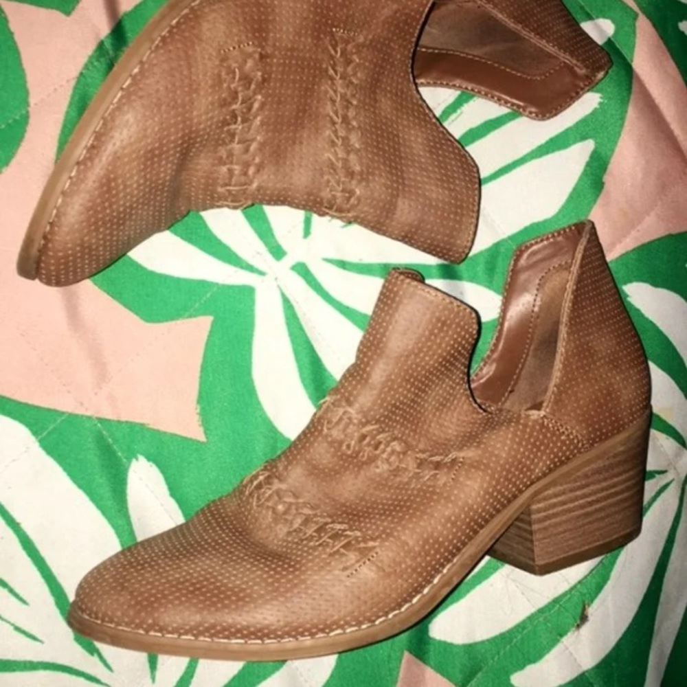 Brown booties